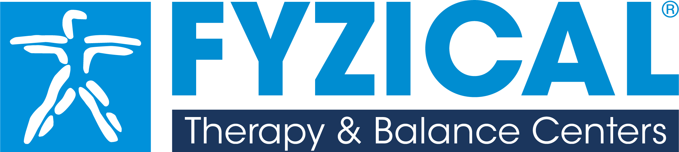 Large Physical Therapy and Balance Center Franchise Logo FYZMAN