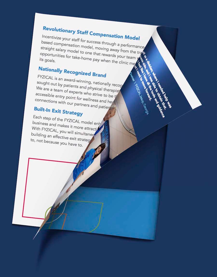 FYZICAL Franchise Brochure for Current Practice Owners