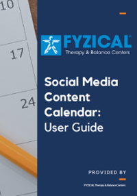 Social Media Content Calendar Template for Physical Therapy Practices